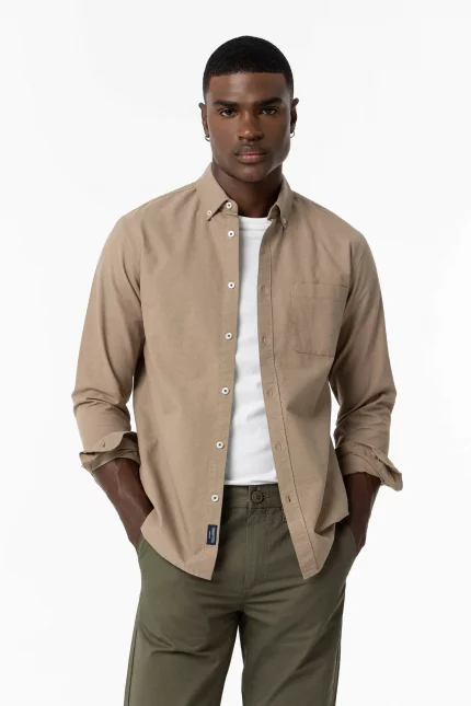 CAMISA MARRON LISA HOMBRE 10046898_180