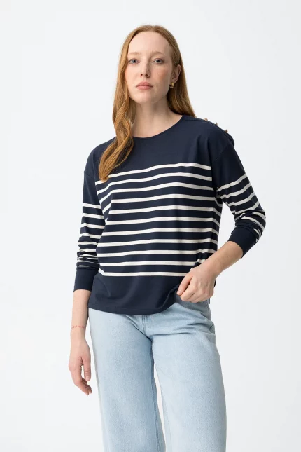 JERSEY RAYAS MARINO MUJER 10064678_798 BRUNOS TIFFOSI