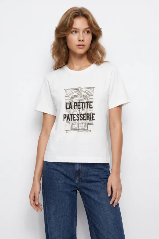 CAMISETA ESTAMPADA BORDADA MUJER 10067174 TIFFOSI BRUNOS