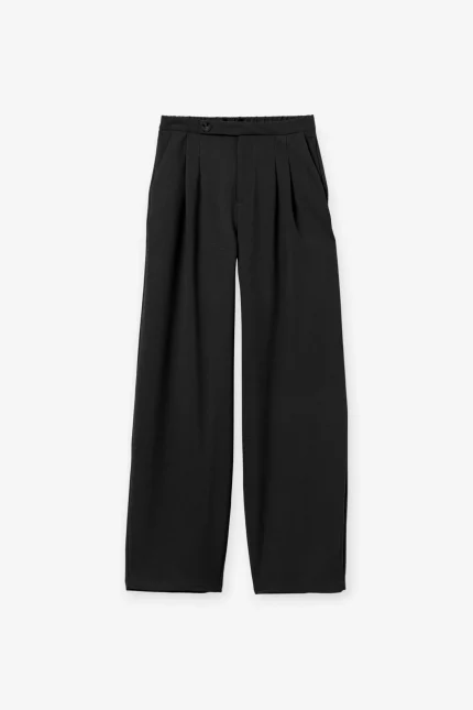 PANTALON NEGRO WIDE VESTIR MUJER 10066853_000 TIFFOSI BRUNOS