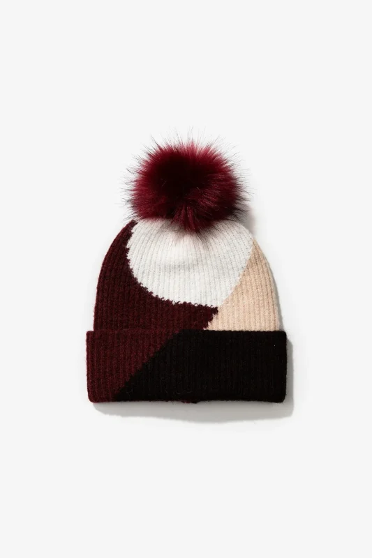 GORRO POMPOM MUJER 10068471 TIFFOSI BRUNOS (4)