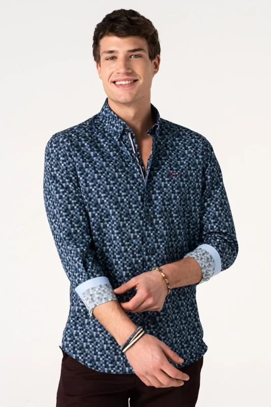 CAMISA CUADROS HOMBRE 262018 THE SURFCAR BRUNOS (5)